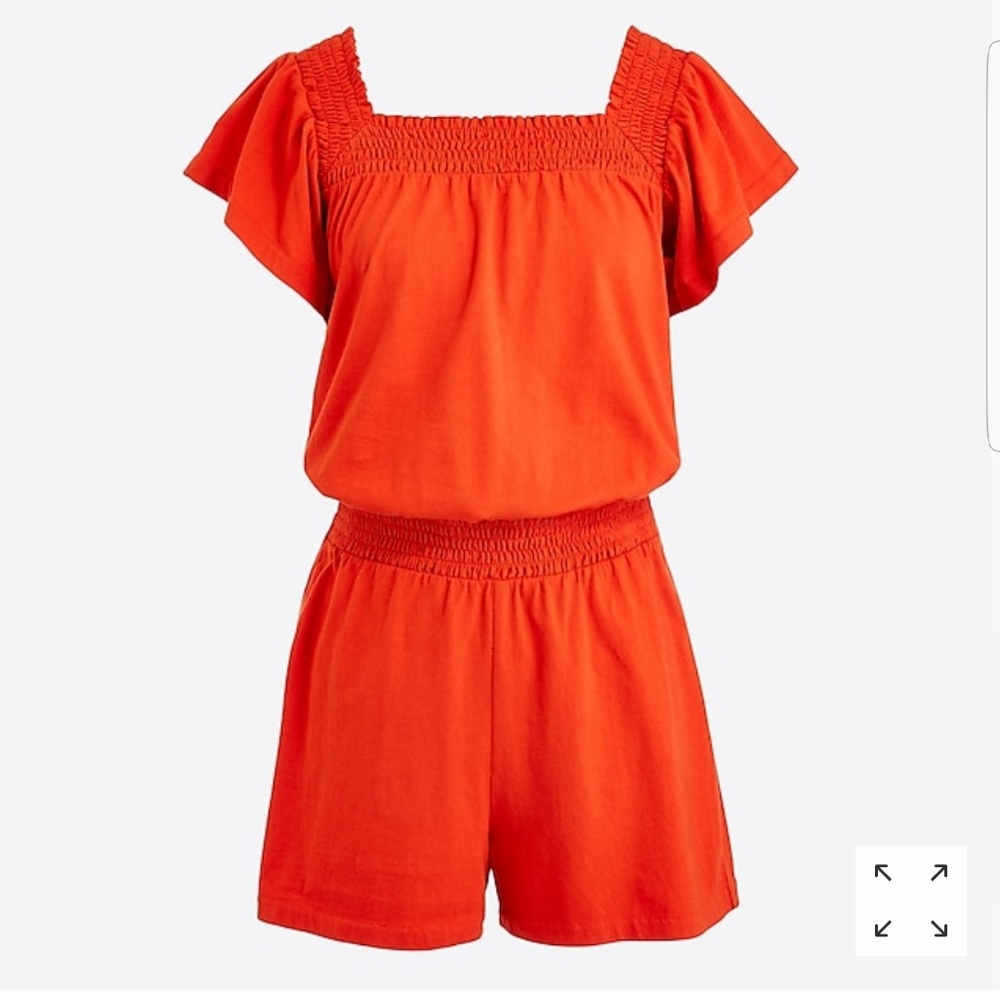 New! J. Crew square neck romper